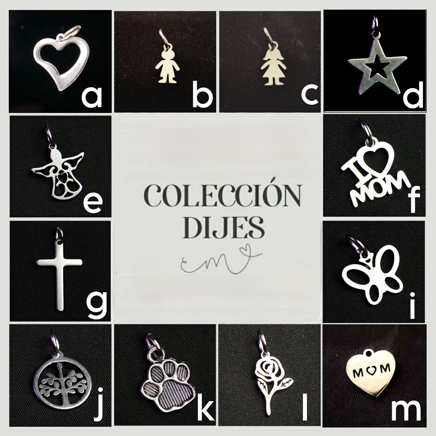 Collar Mini Momentos - 4 Fotografías Personalizadas