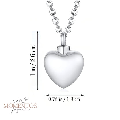 Collar Urna Corazón Personalizada