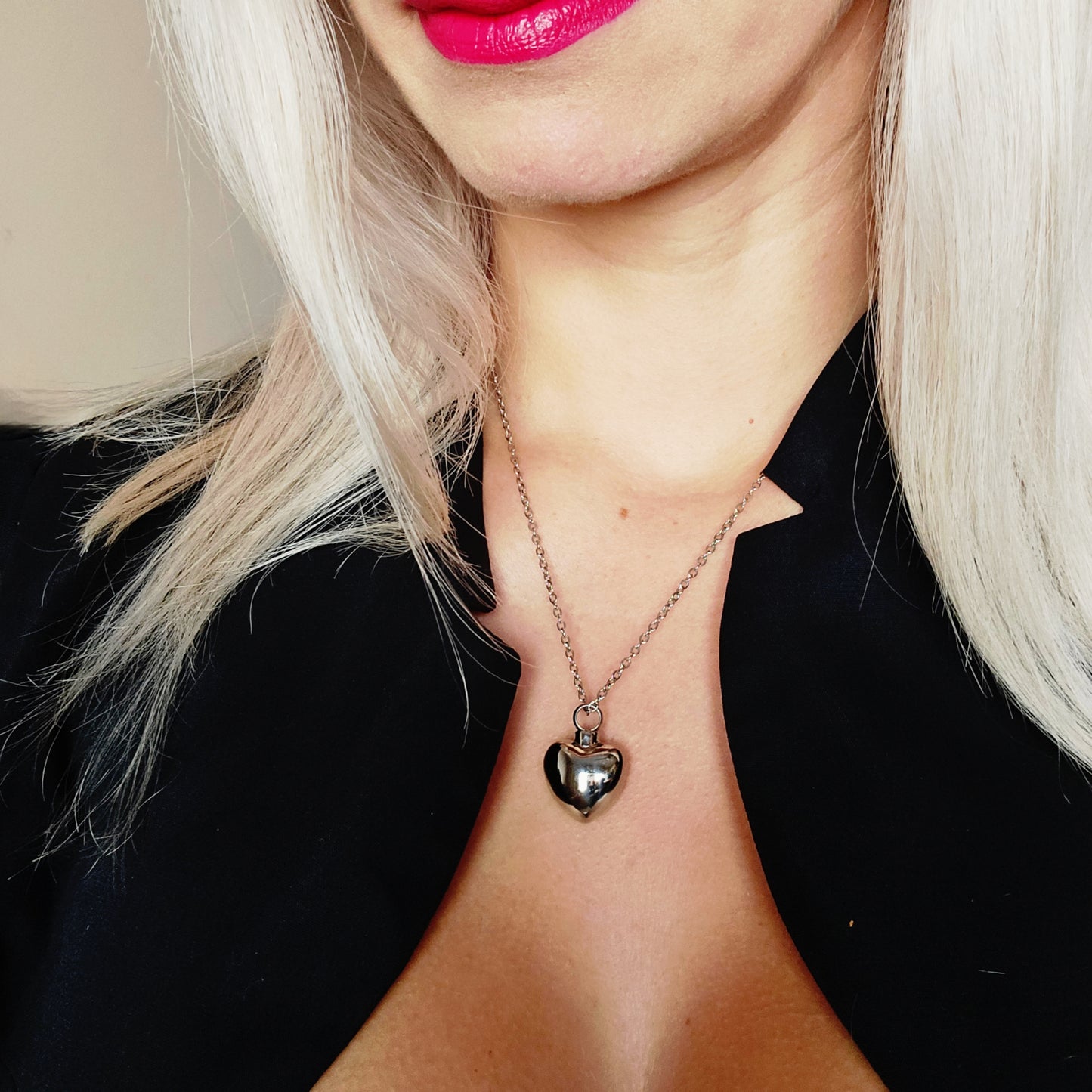 Collar Urna Corazón Personalizada