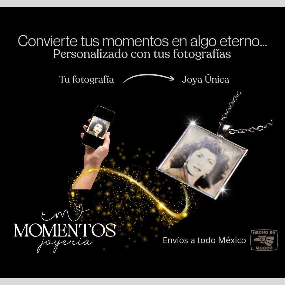 Collar Una Vista Cuadrado con Fotografía Personalizada