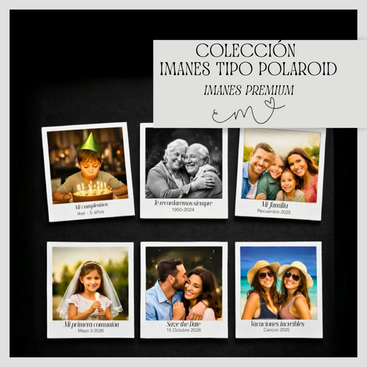 Imanes Premium Tipo Polaroid – Set de 6